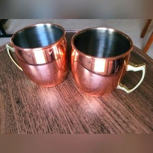 Copper Hunt A Killer Detective Juice moscow mule mugs set of 2.